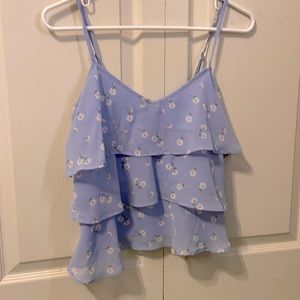 simple flowery summer top!